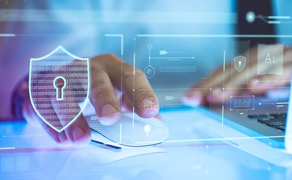 Medical images on screens